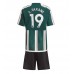 Manchester United Raphael Varane #19 Bortedraktsett Barn 2023-24 Korte ermer (+ Korte bukser)